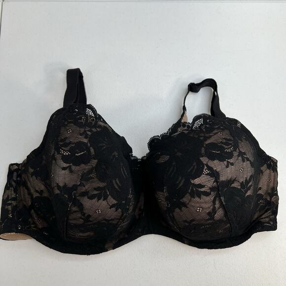 Torrid Curve Size 42DDD Bra Balconette Lightly Lined Underwire 360 Smoothing - Picture 3 of 15